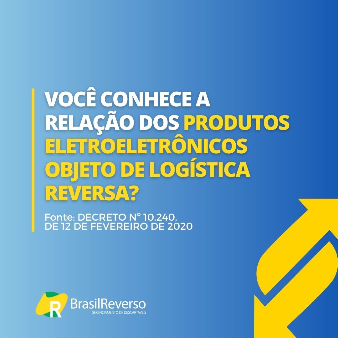 Foto de Quer saber se o seu produto eletroeletrônico é objeto de logística reversa pela legislação brasileira? Confira.